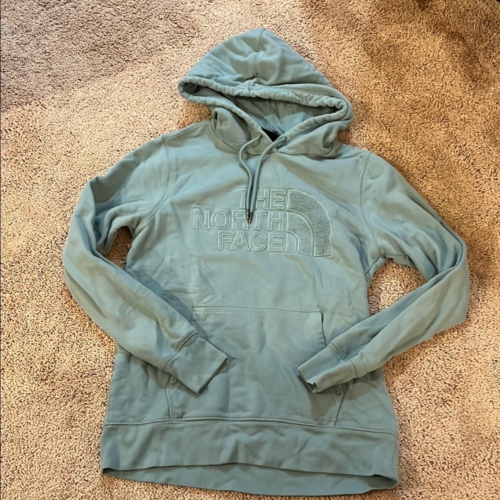 The North Face Teal Blue Hoodie - Size Medium